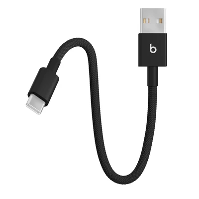 Kép 2/2 - Apple Beats USB-A to USB-C Woven Short Cable 0,2m Bolt Black