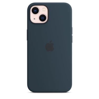 Kép 5/8 - Apple iPhone 13 Silicone Case with MagSafe Abyss Blue