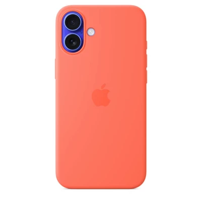 Kép 2/5 - Apple iPhone 16 Plus Silicone Case with MagSafe Tangerine (Seasonal)