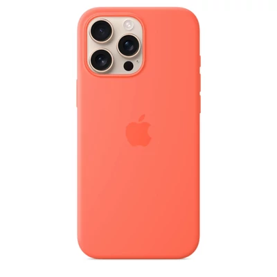 Kép 2/4 - Apple iPhone 16 Pro Max Silicone Case with MagSafe Tangerine (Seasonal)
