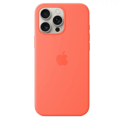 Kép 3/4 - Apple iPhone 16 Pro Max Silicone Case with MagSafe Tangerine (Seasonal)