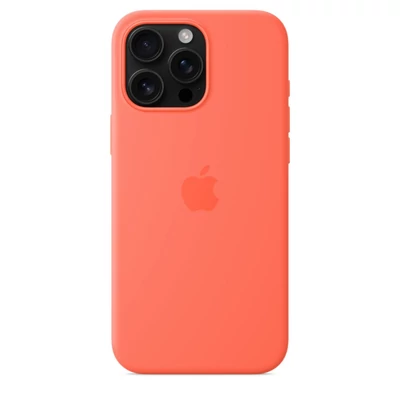 Kép 4/4 - Apple iPhone 16 Pro Max Silicone Case with MagSafe Tangerine (Seasonal)