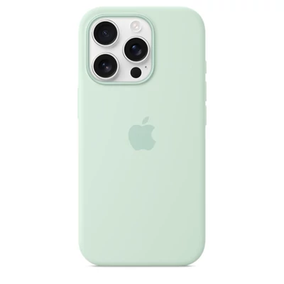 Apple iPhone 16 Pro Silicone Case with MagSafe Aquamarine (Seasonal)