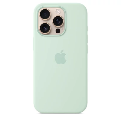 Kép 2/5 - Apple iPhone 16 Pro Silicone Case with MagSafe Aquamarine (Seasonal)