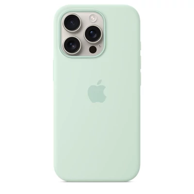 Kép 3/5 - Apple iPhone 16 Pro Silicone Case with MagSafe Aquamarine (Seasonal)