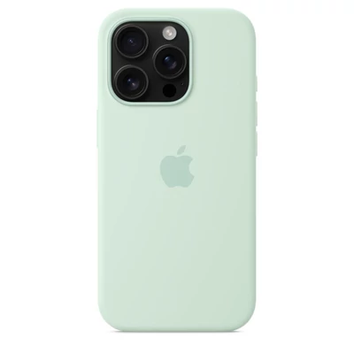 Kép 4/5 - Apple iPhone 16 Pro Silicone Case with MagSafe Aquamarine (Seasonal)