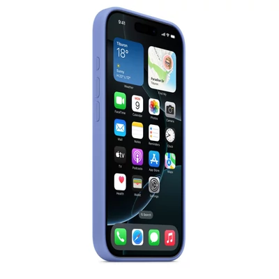Kép 5/5 - Apple iPhone 16 Pro Silicone Case with MagSafe Periwinkle (Seasonal)