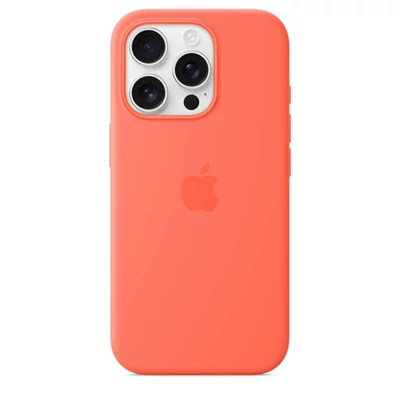Apple iPhone 16 Pro Silicone Case with MagSafe Tangerine (Seasonal)