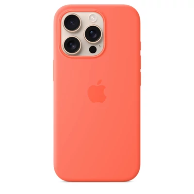 Kép 2/5 - Apple iPhone 16 Pro Silicone Case with MagSafe Tangerine (Seasonal)