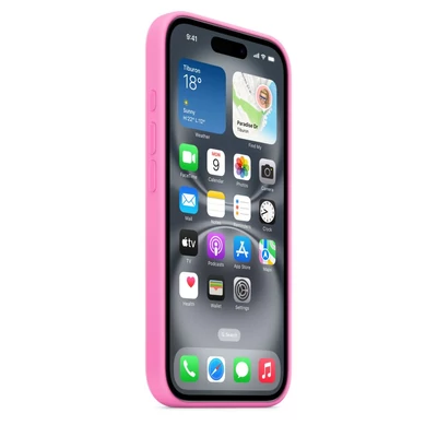 Kép 6/6 - Apple iPhone 16 Silicone Case with MagSafe Peony (Seasonal)