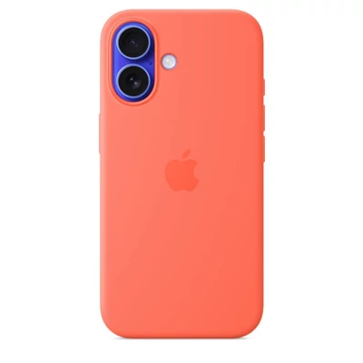Kép 2/6 - Apple iPhone 16 Silicone Case with MagSafe Tangerine (Seasonal)