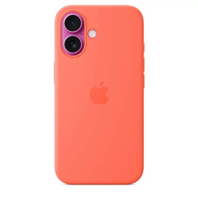 Kép 4/6 - Apple iPhone 16 Silicone Case with MagSafe Tangerine (Seasonal)