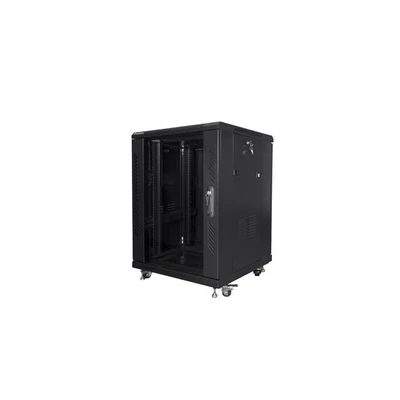 Lanberg 19" 15U Szabadon álló Rackszekrény Black
