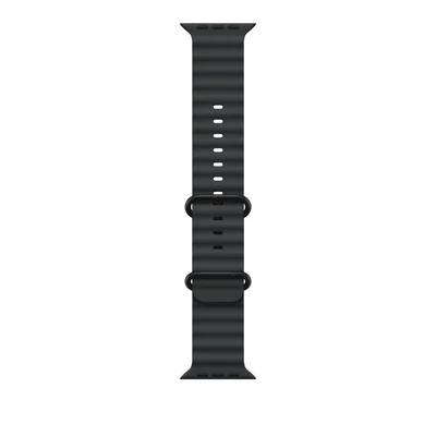 Apple Watch 49mm Ocean Band Black Black Titanium Finish