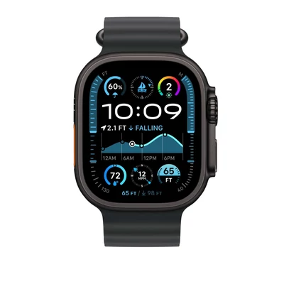 Kép 3/3 - Apple Watch 49mm Ocean Band Black Black Titanium Finish
