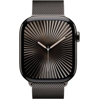 Kép 2/2 - Apple Watch S10 Cellular 42mm Slate Titanium Case with Slate Milanese Loop