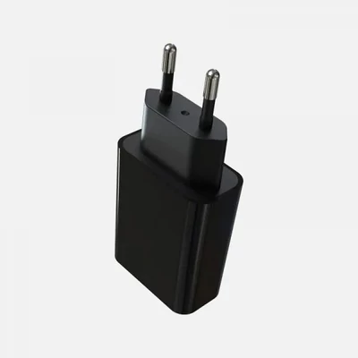 Kép 2/2 - Approx APPUSBWALL24B Mini Double USB Charger 12W Black