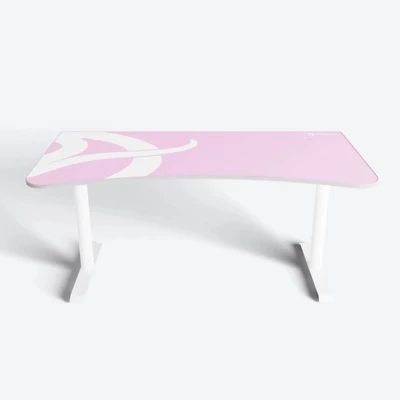 Kép 3/4 - Arozzi Arena Gaming Desk White/Pink