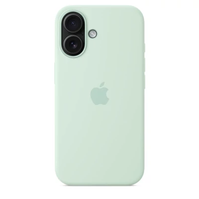 Kép 5/6 - Apple iPhone 16 Silicone Case with MagSafe Aquamarine (Seasonal)