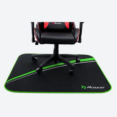 Kép 4/4 - Arozzi Floormat Gaming Black/Green