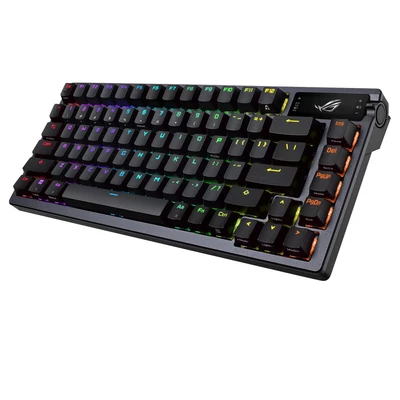 Kép 2/9 - Asus ROG Azoth Gaming Bluetooth Keyboard Moonlight Black US