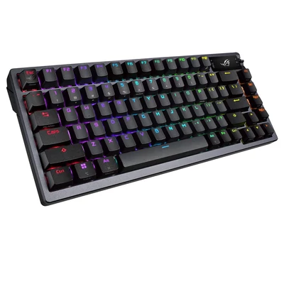 Kép 3/9 - Asus ROG Azoth Gaming Bluetooth Keyboard Moonlight Black US