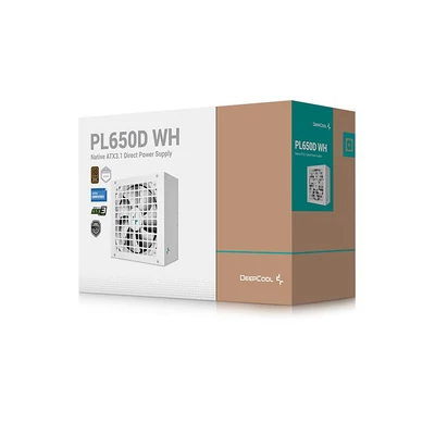 Kép 5/5 - DeepCool 650W 80+ Bronze PL650D fehér