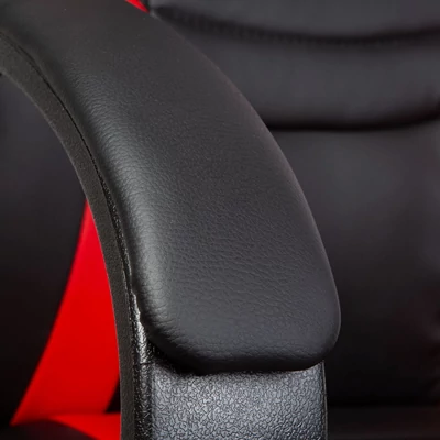Kép 3/4 - Delight BMD1109RD Gaming szék fekete/piros