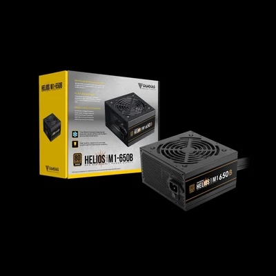 Kép 8/8 - Gamdias 650W 80+ Bronze Helios M1-650B