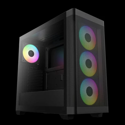 Kép 2/6 - Gamdias Athena M3 Tempered Glass Black