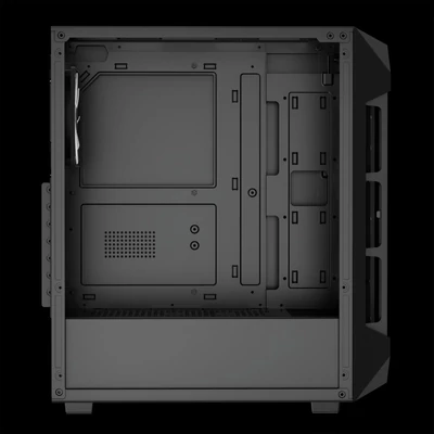 Kép 7/9 - Gamdias Aura GC1 Elite ARGB Tempered Glass Black
