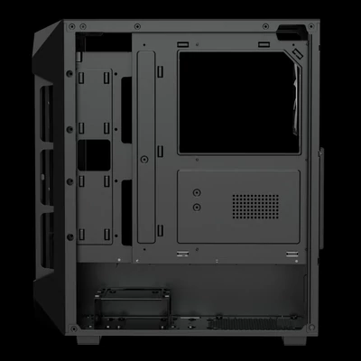 Kép 8/9 - Gamdias Aura GC1 Elite ARGB Tempered Glass Black