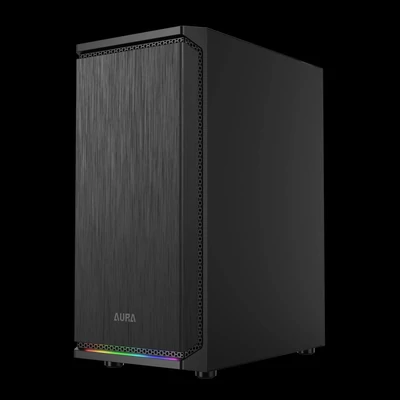 Kép 6/9 - Gamdias Aura GC8 ARGB Tempered Glass fekete