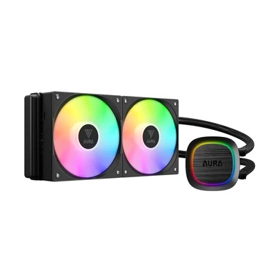 Gamdias Aura GL240 V2 Performance ARGB Folyadékhűtő