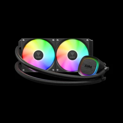 Kép 2/11 - Gamdias Aura GL240 V2 Performance ARGB Folyadékhűtő