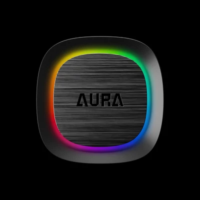 Kép 3/11 - Gamdias Aura GL240 V2 Performance ARGB Folyadékhűtő