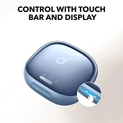 Kép 2/6 - ANKER Soundcore Liberty 4 Pro Noise Cancelling True-Wireless Earbuds Glossy Light Blue