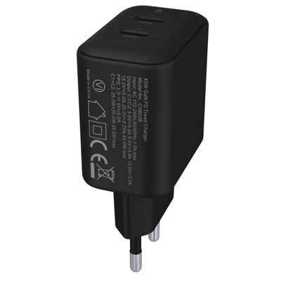 Kép 5/5 - Avax CH602B Speedy 45W GaN Fast Charger Black