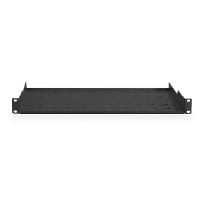 Kép 2/9 - Digitus 1U fix polc 400 mm mélységű állványokhoz, 45x483x250 mm, 15 kg-os súlyig fekete(RAL 9005)