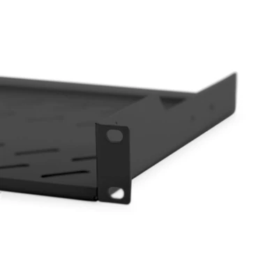 Kép 5/9 - Digitus 1U fix polc 400 mm mélységű állványokhoz, 45x483x250 mm, 15 kg-os súlyig fekete(RAL 9005)