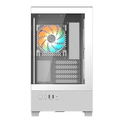 Kép 3/7 - Gigabyte C201 Panoramic Ice Tempered Glass fehér
