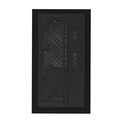 Kép 3/7 - Gigabyte C201 Panoramic Tempered Glass Black