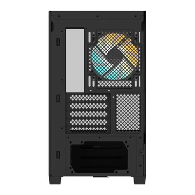 Kép 5/7 - Gigabyte C201 Panoramic Tempered Glass Black