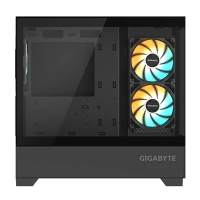 Kép 7/7 - Gigabyte C201 Panoramic Tempered Glass Black