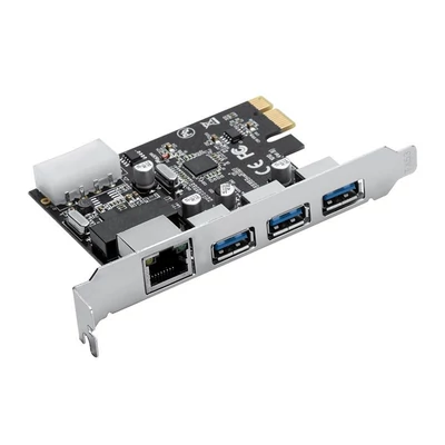 Kép 2/3 - Orico USB3.0+ Network Combination Card