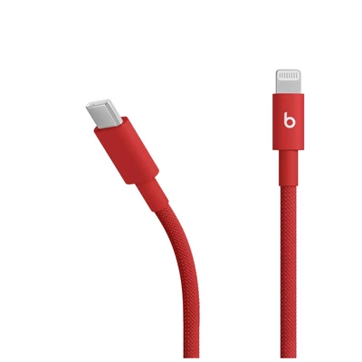 Kép 2/2 - Apple Beats USB-C to Lightning Woven Cable 1,5m Rapid Red