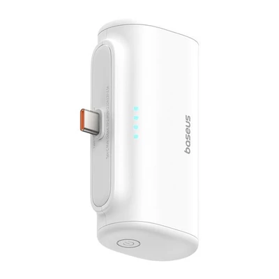 Kép 3/5 - Baseus Compact 20W Type-C 5000mAh PowerBank fehér