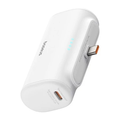 Kép 4/5 - Baseus Compact 20W Type-C 5000mAh PowerBank fehér