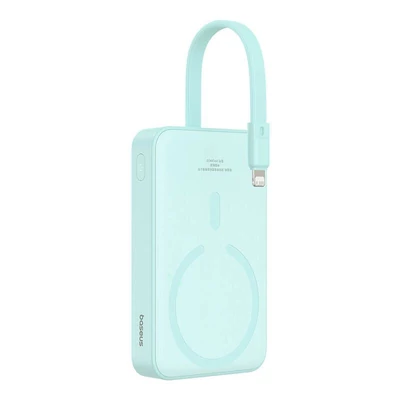 Kép 2/3 - Baseus Magnetic Mini 10000mAh PowerBank Blue