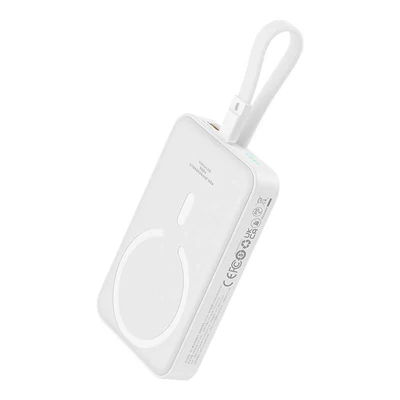 Kép 3/4 - Baseus Magnetic Mini 10000mAh PowerBank White